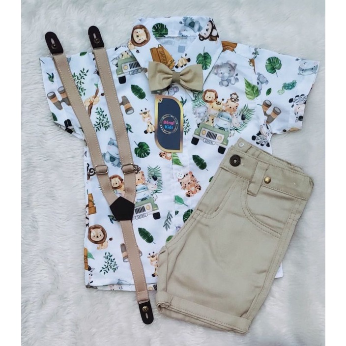 CONJUNTO TEMÁTICO SAFÁRI FESTA AQUARELA