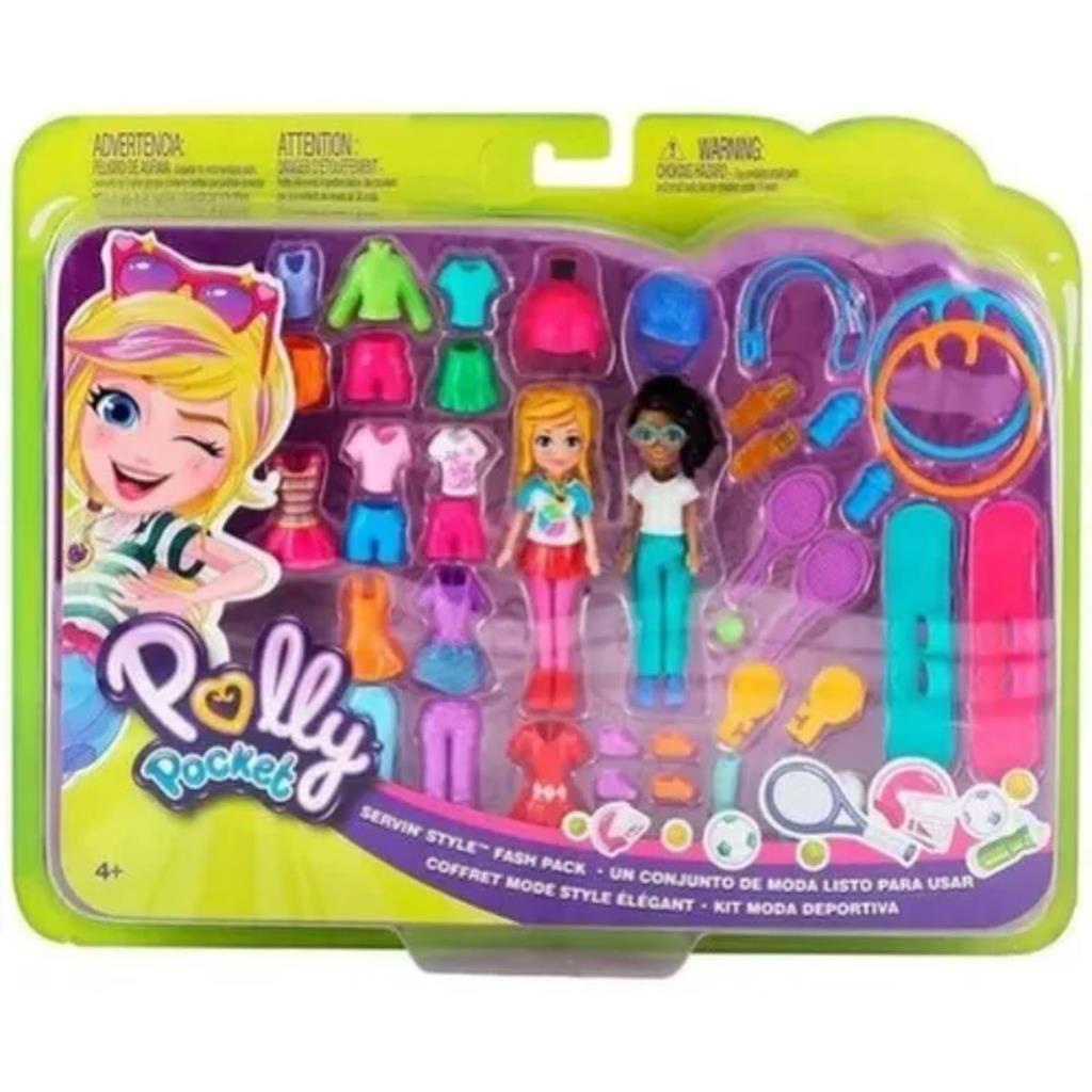 Bonecas Polly Pocket Moda Cheia de Estilo Mattel | Shopee Brasil