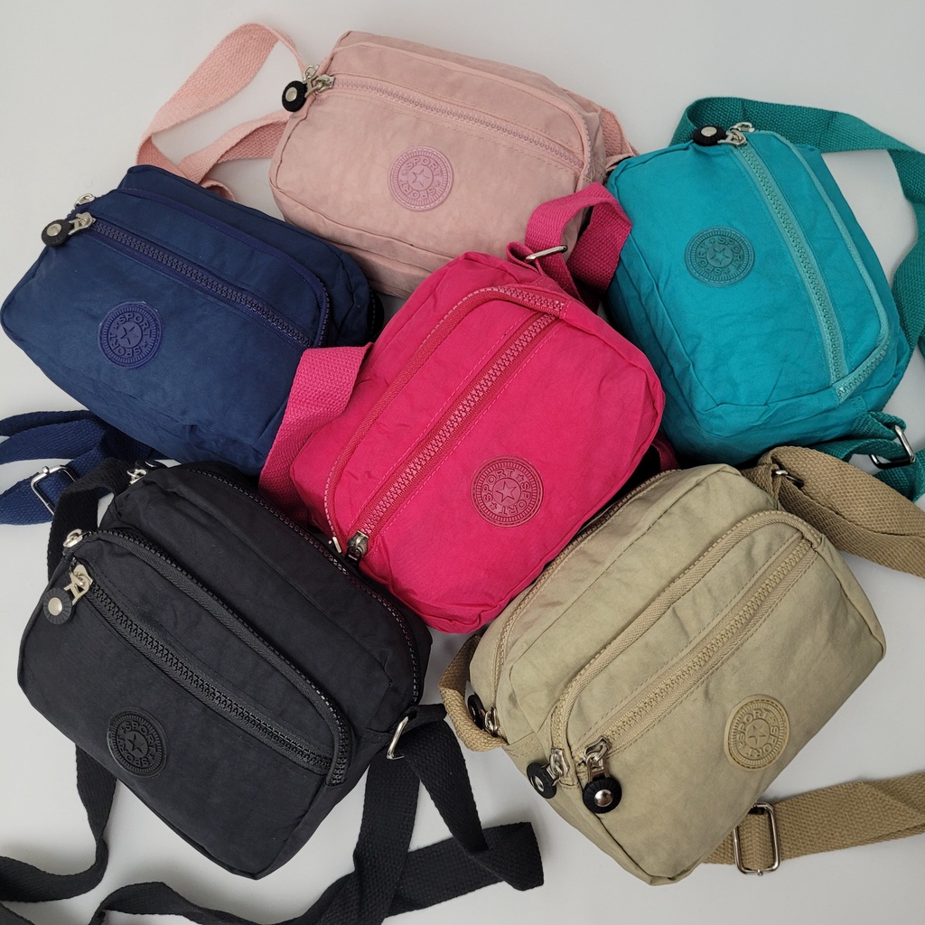 Mini Bolsa Shoulder Bag Alça Transversal Compact Sport Feminino Masculino Unissex
