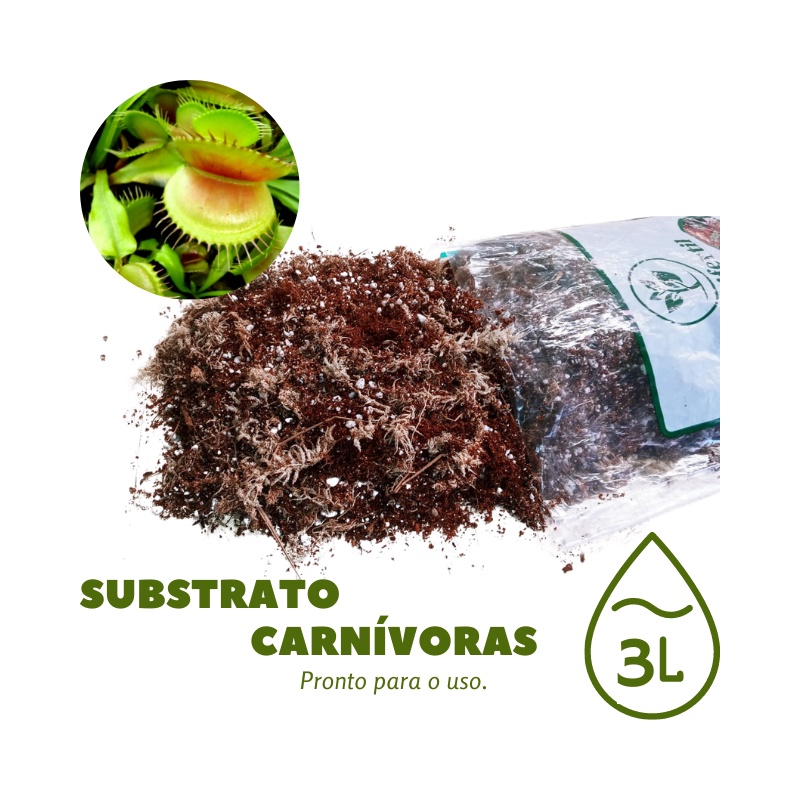 Substrato para Planta Carnívora 3 litros