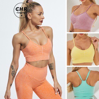12 Cor Femininos Fitness Sutiã Sem Costura Moda Feminina Yoga Bras Respirável Sexy Sutiã em Oferta na Shopee