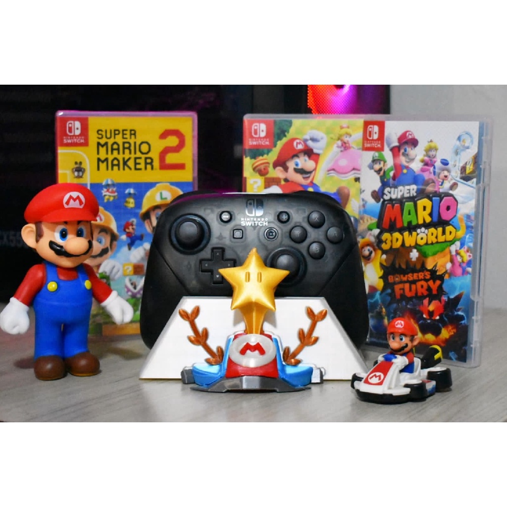 Suporte para controle - BATMAN - GRAN TURISMO - SONIC - MARIO KART - MORTAL KOMBAT