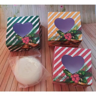 10 Caixas com visor para 1 sabonete Natal Fim de Ano Papai Noel