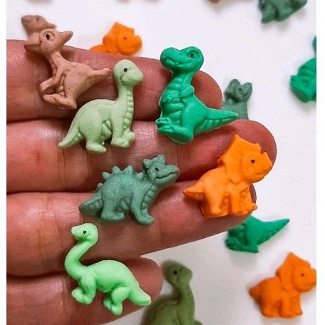 Mix de Confeitos Comestíveis Dinossauros 30 und em Oferta na Shopee