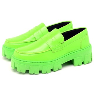 Sapato Mocassim Dubuy Feminino Tratorado Verde 1404FG