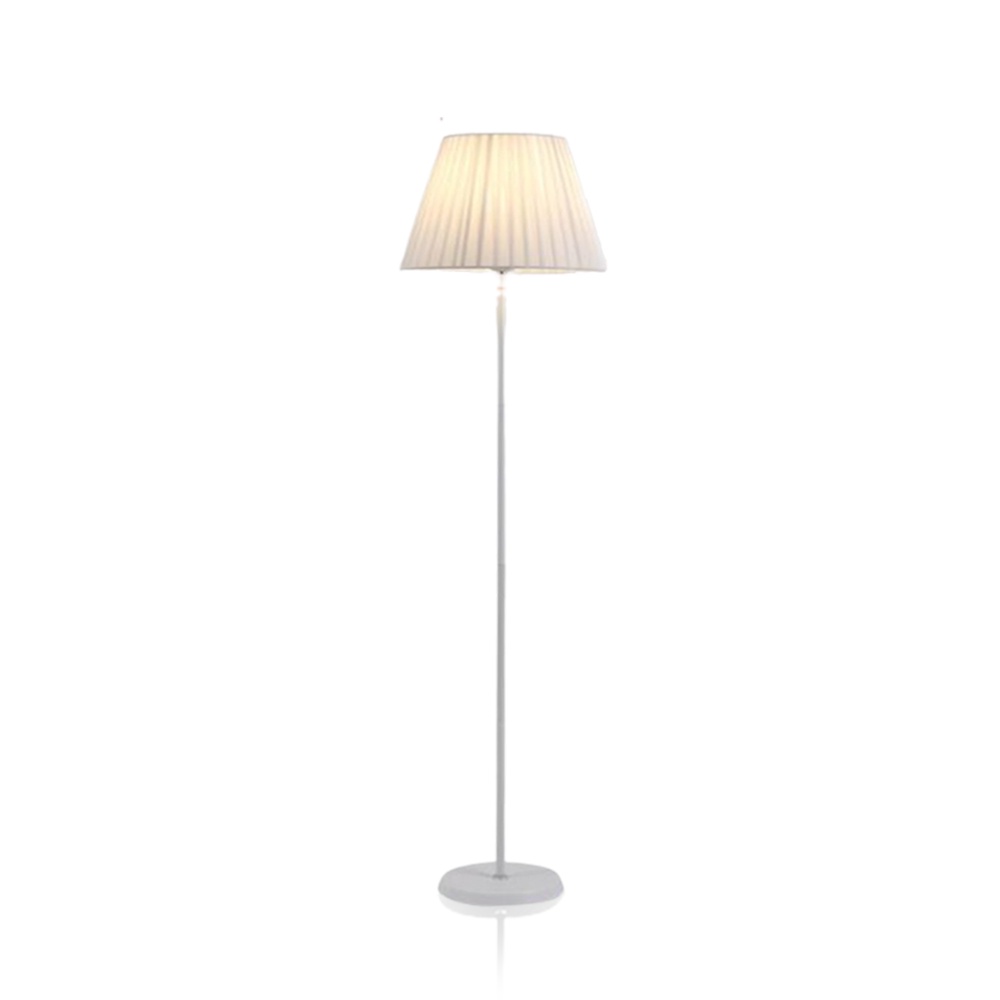 Luminária Chão Cúpula Trapezio Branca