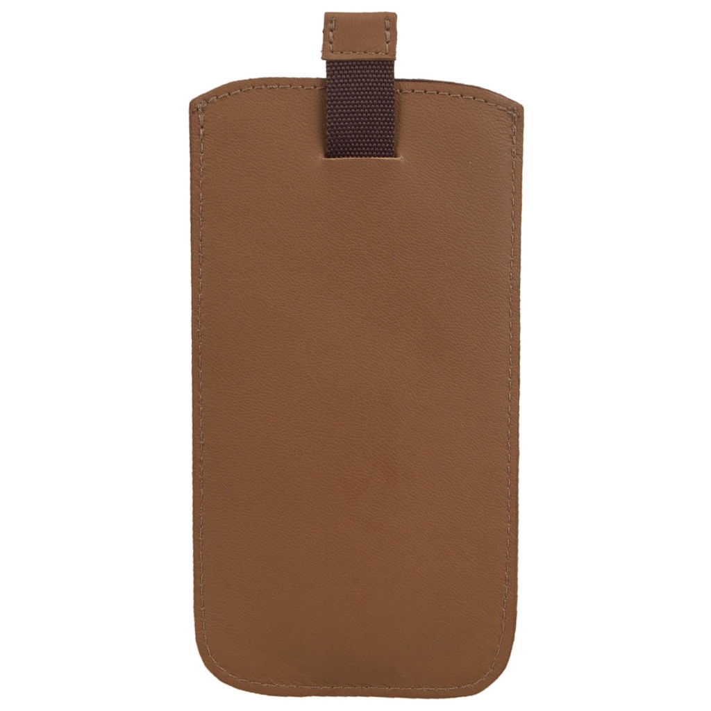 Case Capa Capinha Sob Medida para Celular Smartphone em Couro Legítimo com Puxador Sarroche