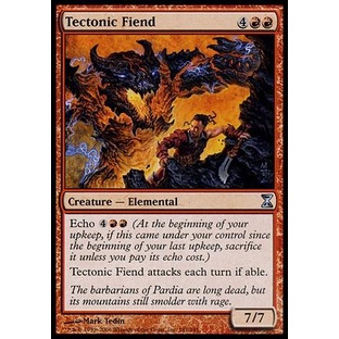 Demônio Tectônico - Magic The Gathering