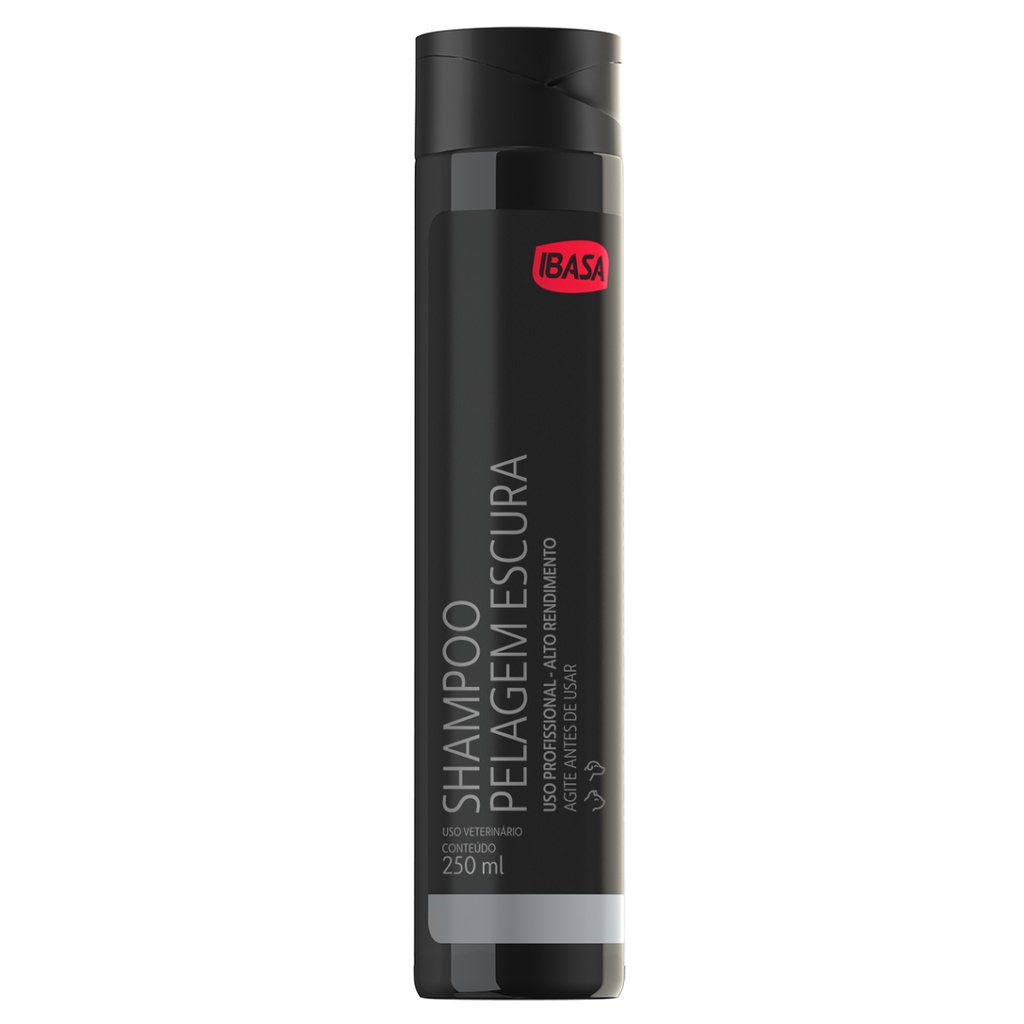 Shampoo Pelagem Escura Ibasa 250ml Cães e Gatos - Original