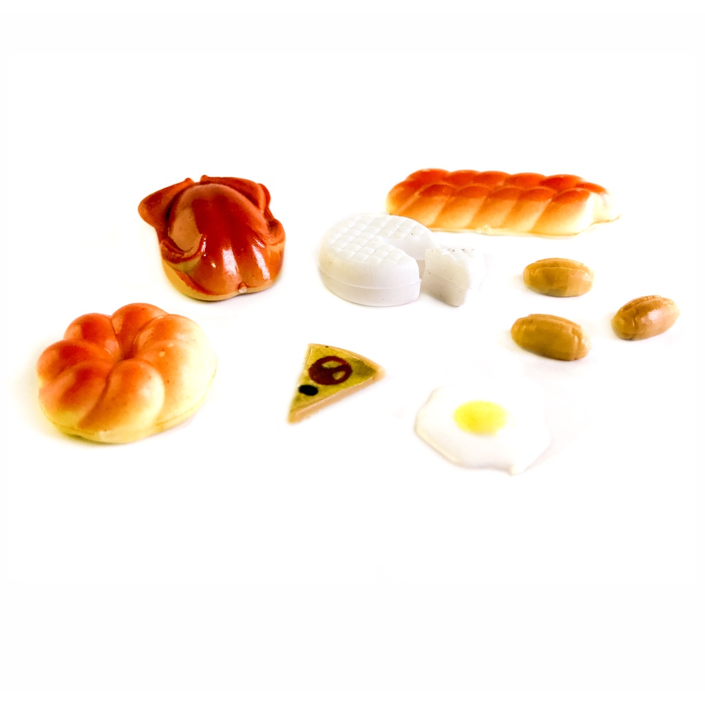 Kit Miniatura de comida salgada -10 unidades conforme imagem