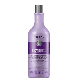 Inoar Cicatrifios Loiro Perfeito - Shampoo 800ml em Oferta na Shopee