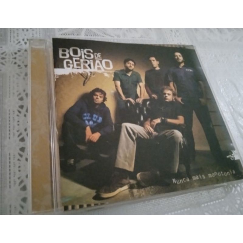CD bois de geriao nunca mais monotonia perfeito estado midia e capa