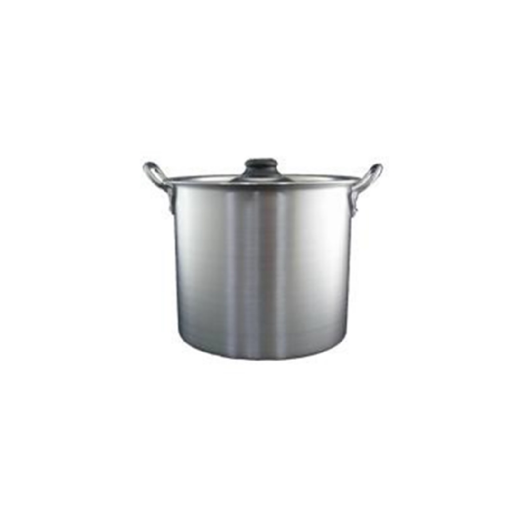 Caldeirão de Alumínio 30cm com Tampa 18L Linha Hotel Industrial Restaurante Escola Fogões a lenha e industriais Feijoada