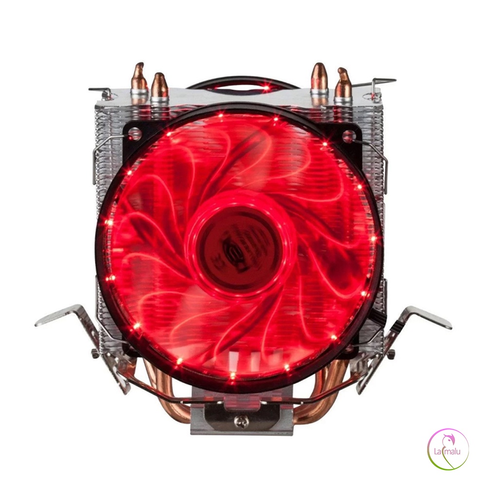 Cooler para Processador GAMER DEX DX-9115-D INTEL/AMD  - VERMELHO