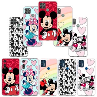 Motorola Moto G7 G6 G5 G5S Plus Power Play Caixa De Telefone Transparente 60FFH Minnie Mickey Mouse