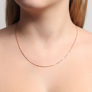 Colar Veneziana Feminina Amoeto Semijoia Dourado ou Prateado