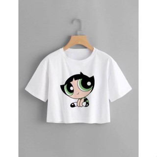 Camiseta Feminina Modelo CROPPED Super Poderosa Docinho