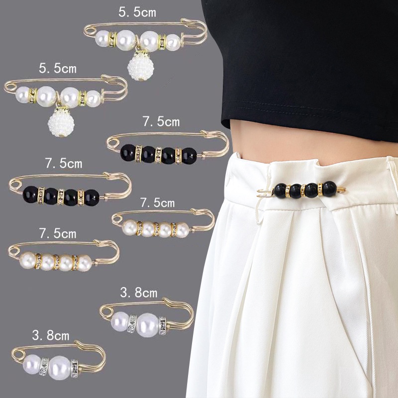 1 Pacote De Broches De Strass Alfinete De Pérola Lapela Vestido Fivela Jóias Broche Alfinetes Crachá Acessórios