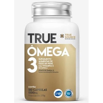 TRUE ÔMEGA 3 COM VITAMINA E (180 CÁPSULAS) - TRUE SOURCE