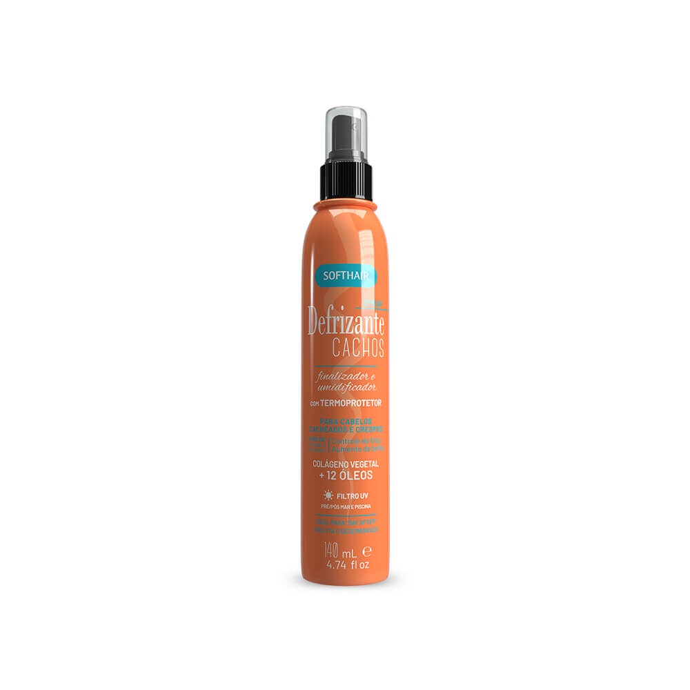 Spray Defrizante Cachos e Crespos Soft Hair em Oferta na Shopee
