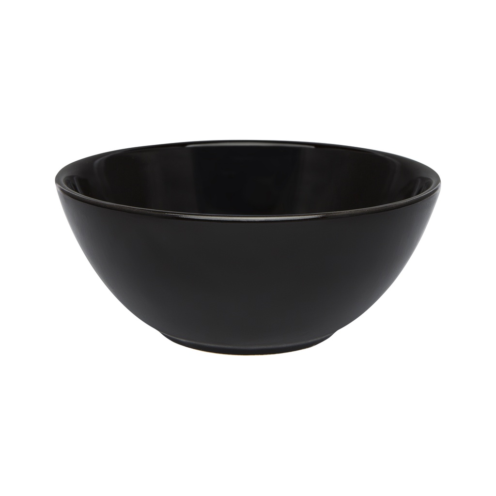 Tigela Bowl Cumbuca Sopa Caldo 16cm 600ml Preto Oxford