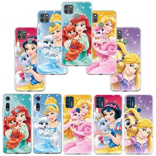 Motorola Moto G7 G6 G5 G5S Plus Power Play Caixa De Telefone Transparente 27NVH Disney Princesa