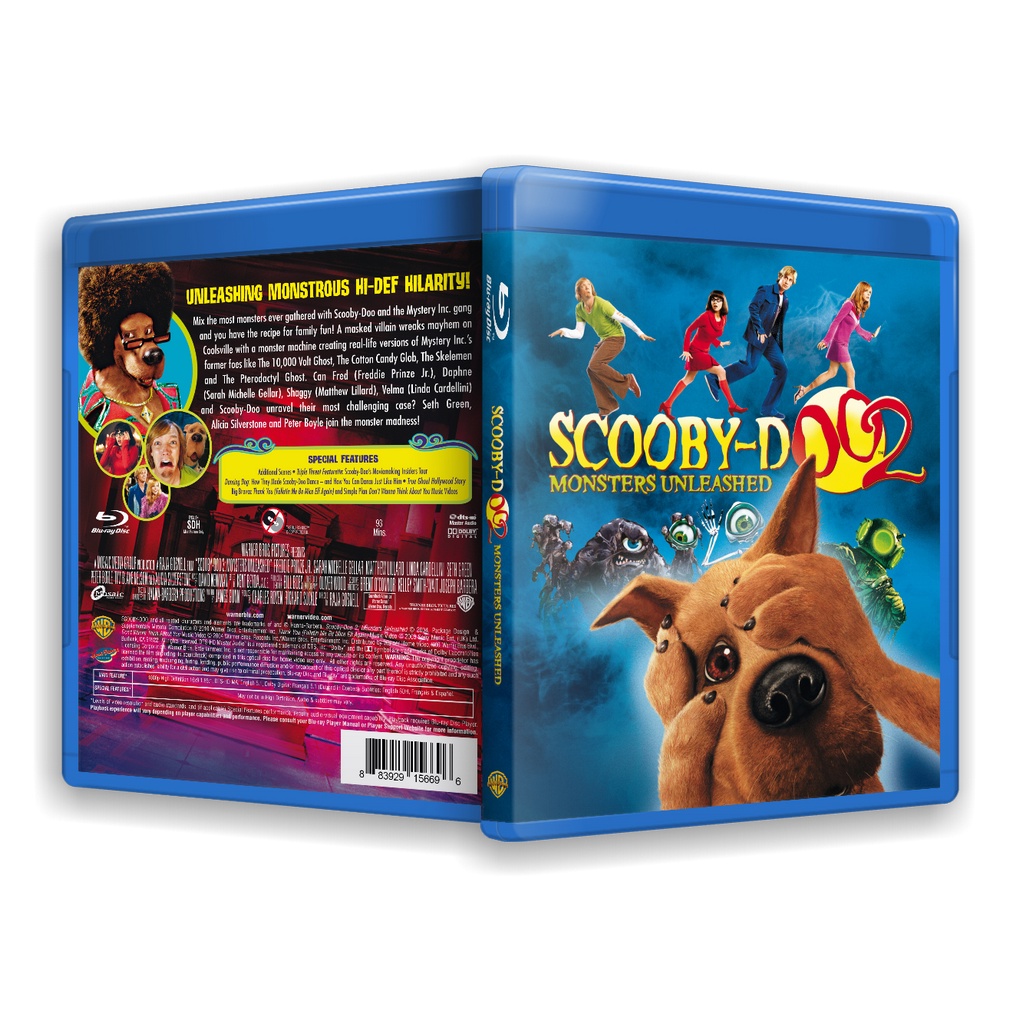 Scooby Doo Monstros A Solta Blu Ray Shopee Brasil