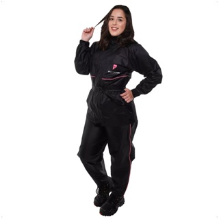 Conjunto Capa de Chuva Feminino Tamanho P Preto Impermeavel Motoqueiro Nylon 0,20mm Pioneira - 1101-F-PRE-P em Oferta na Shopee
