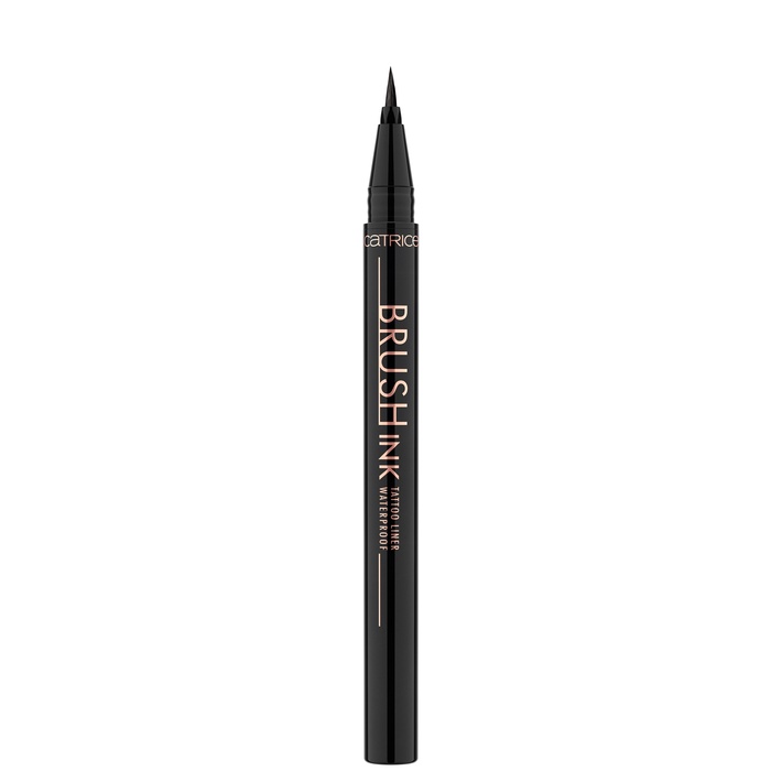 Delineador Catrice Brush Ink Tatoo Liner cor preto à prova d’água - Beauty