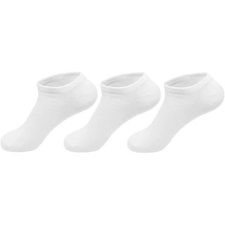 Kit 10 Meias Algodao Soquete Branca - M1