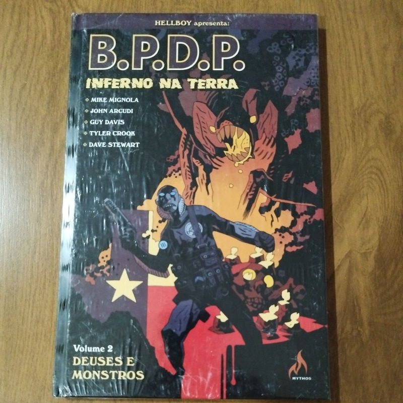 Hellboy - B.P.D.P. - Inferno na Terra - Vol. 2  ( Mythos ) LACRADA