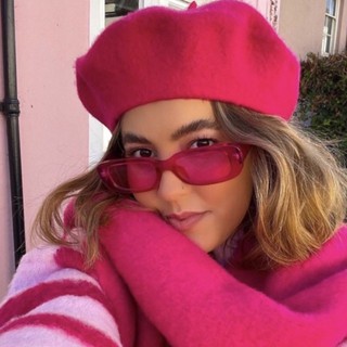 Óculos de Sol Pink Rosa Acessórios Barbiecore Tendência anos 2000 y2k barbie