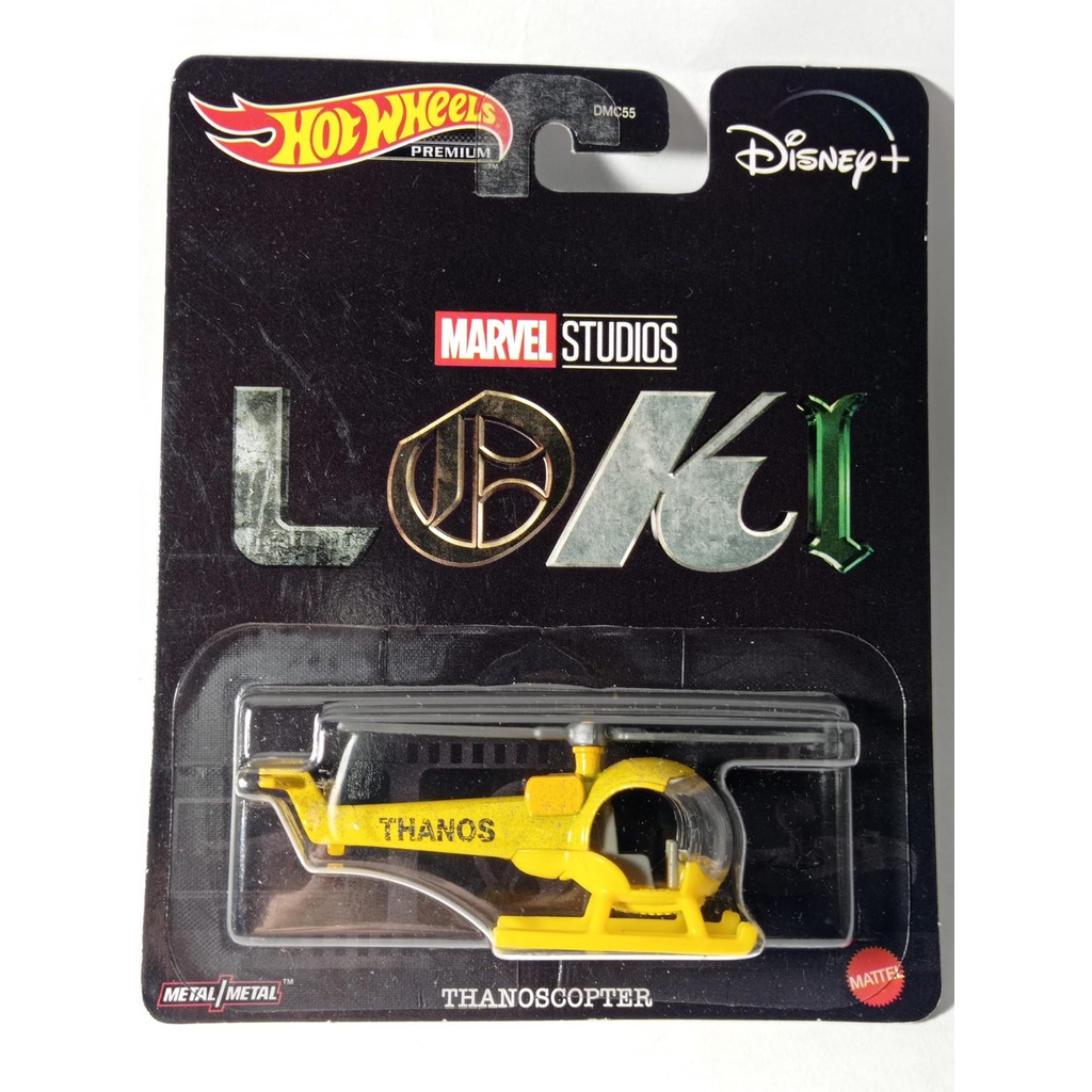 Thanoscopter Hot Wheels helicóptero temático Thanos Loki