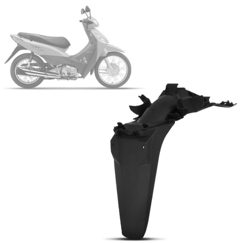 PARALAMA TRASEIRO (SUPORTE DE PLACA)BIZ-125 2006 A 2010 MODELO ORIGINAL em Oferta na Shopee