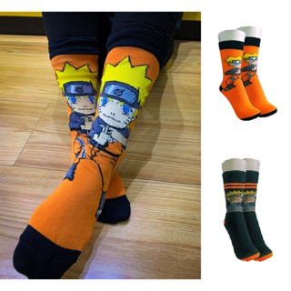 Meia Premium Naruto Akatsuki Cano Médio/Alto (Skate, Crossfit, Pedalada, Ciclismo, Running, Corrida, Bike)