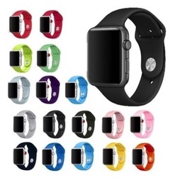 Pulseira Sport Silicone Lisa Para smartwatch Iwo e Apple Watch 44mm 42mm 44mm 1 2 3 4 5 6 e SE Fabrica Brasil