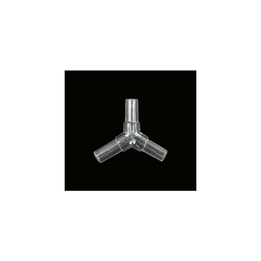 Divisor de ar Y entrada 2 saídas encaixa mangueira de 4mm p/ compressor bomba de ar aerador aquário