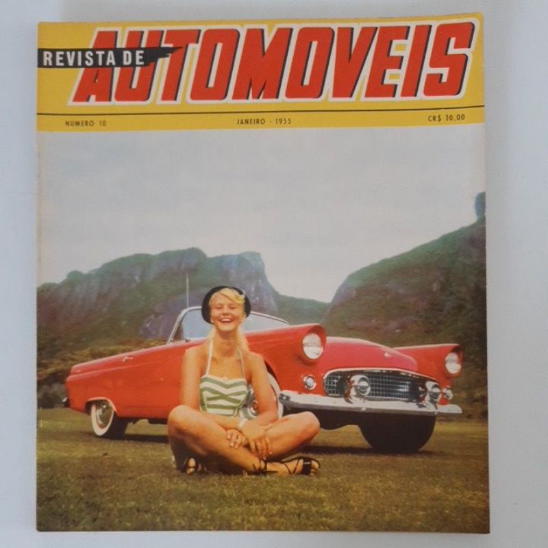 Revista De Automoveis 1955 Chevrolet De Soto Ford Crown Victoria Thunderbird Armstrong Siddeley Sapphire