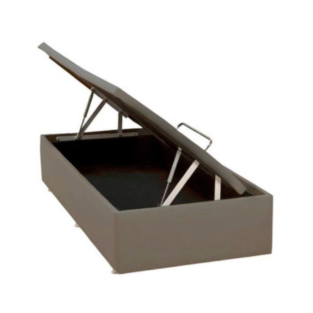 Base Baú Physical Camurça Bege Solteiro (88x188x39) - Ortobom em Oferta na Shopee