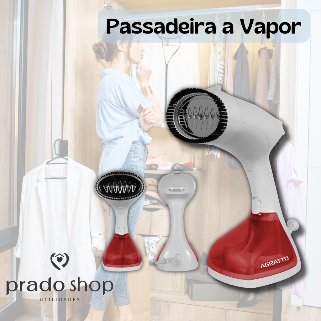 Passadeira a Vapor Bravo Passa Roupa Higieniza Agratto