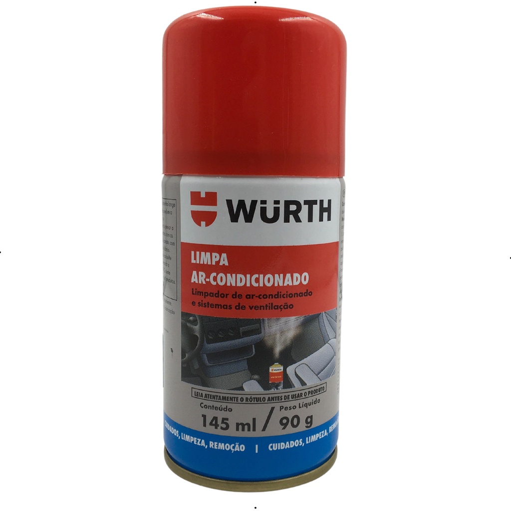 Limpa Ar Condicionado Higienizador Ar Condicionado Wurth 145ml Fragrância CARRO NOVO