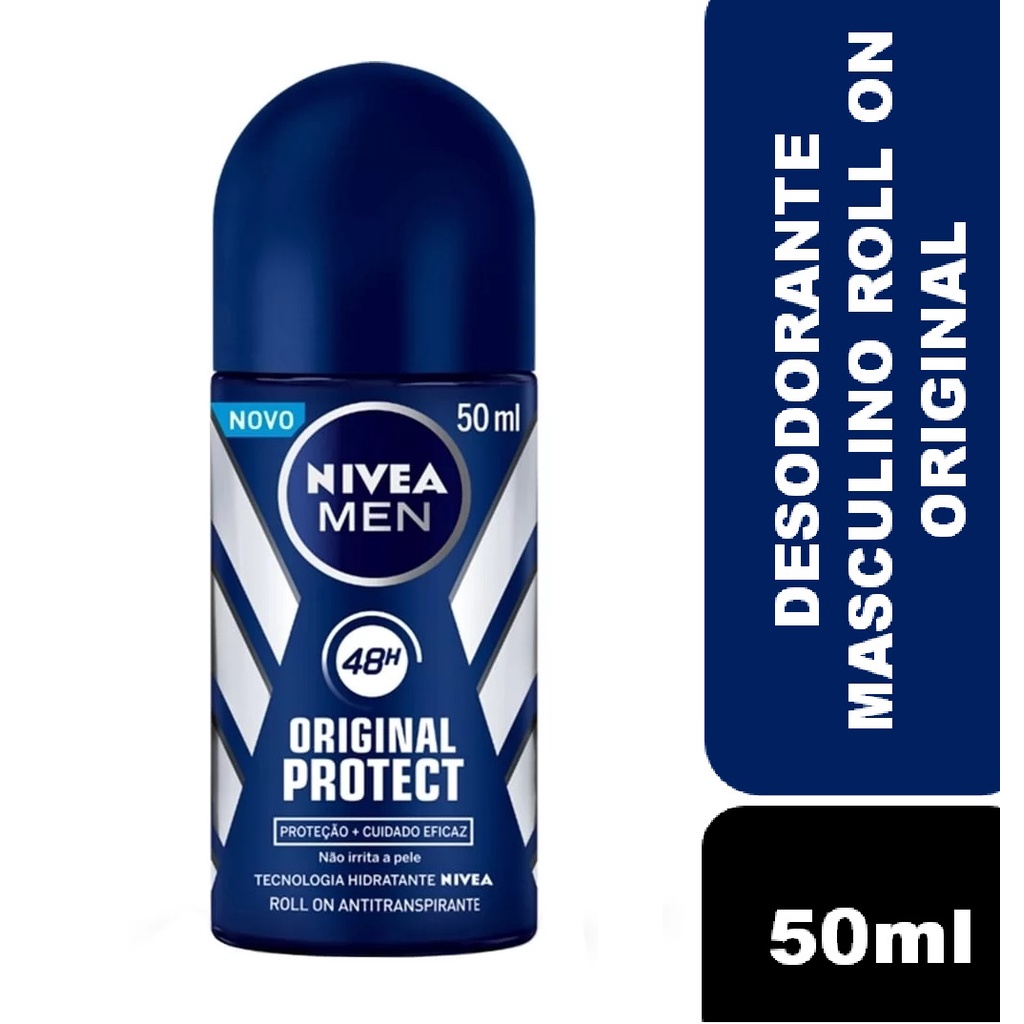 Desodorante Roll On Nivea Men Original Protect 50ml
