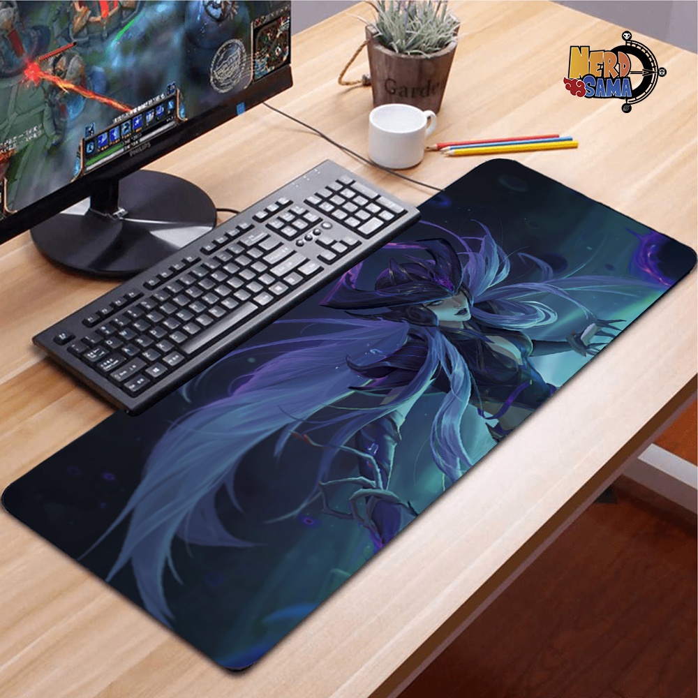 Mouse Pad League of Legends Syndra Modelos - LOL 90x40cm Antiderrapante ...