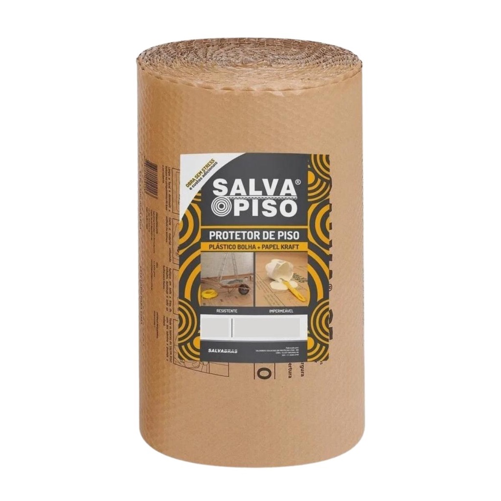 Protetor Salva Piso 0,50m x25m Kraft Plástico bolha