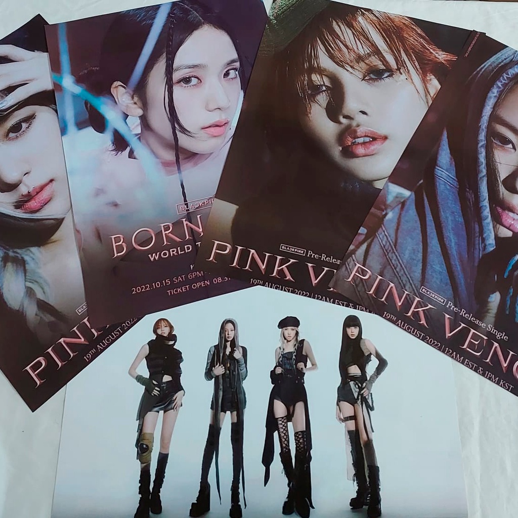 Poster Kpop A3 Blackpink Lisa Jisoo Rose Jennie Girlgroup Shopee Brasil