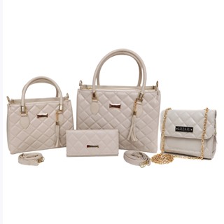 Kit 3 bolsa feminina luxo grande, media, pequena + carteira envio imediato