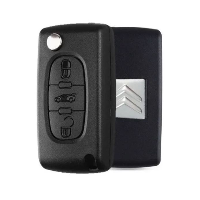Carcaça Chave Canivete Citroen C3 C4 Aircross Xsara Picasso 3 Botões CE0523
