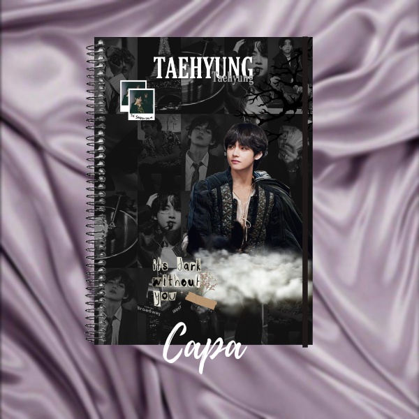 AGENDA ARTESANAL Caderno Taehyung V BTS KPop Idol Personalizado Shopee Brasil