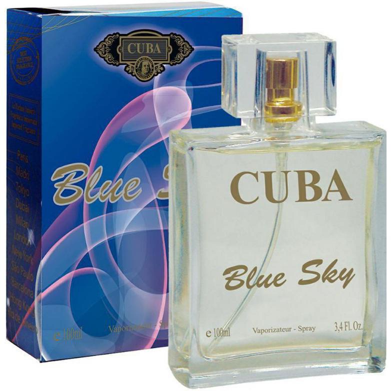 Cuba Blue Sky Perfume Masculino EDP 100ml Shopee Brasil