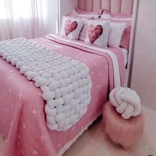 Kit Coordenado coração 7 peças queen kit patricinha de coraçãozinho cama delicada de blogueira em Oferta na Shopee